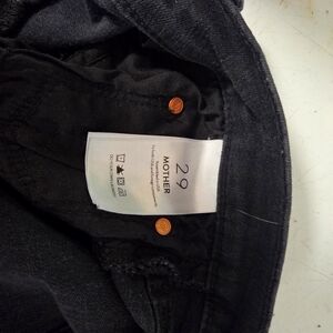 Mother Jeans Womens Size 29 Black High Waisted Rider Ankle Stretch Not Guilty